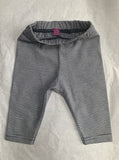 Stripy Leggings - Fine Stripe Blue