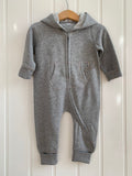 Baby Dog All-in-One - Grey Melange