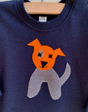Baby Dog - Long Sleeved T-shirt - Blue