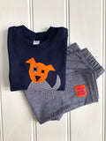 Baby Dog - Long Sleeved T-shirt - Blue