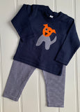 Baby Dog - Long Sleeved T-shirt - Blue
