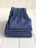 Leggings - Denim Blue with cuffs