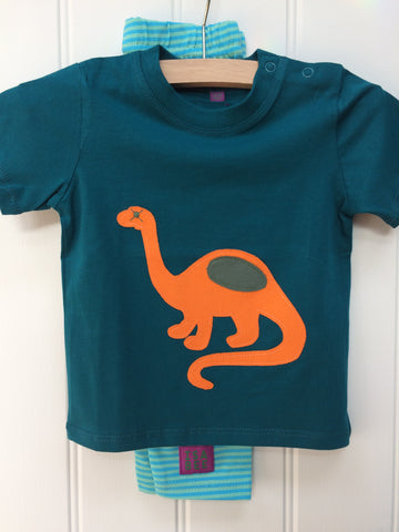 Baby Dinosaur T-shirt - Teal
