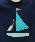 Baby Sailing Boat T-shirt - Blue