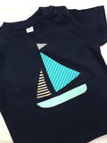 Baby Sailing Boat T-shirt - Blue