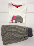 Elephant T-shirt - Cream