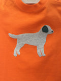 Isabee Baby Labrador t-shirt (Orange) - 100% organic cotton