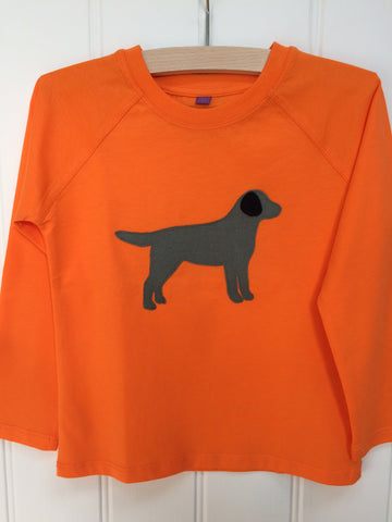 Labrador – Long Sleeved T-shirt - Orange