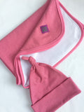 Newborn Set - Cotton Blanket & Hat