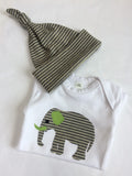 Newborn Elephant Babygrow