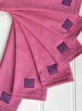 Stripy leggings in Fine Stripe Pink for kids and babies - soft cotton jersey - isabee.co.uk