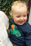 Baby Tractor - Long Sleeved T-shirt - Blue