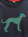 Whippet T-shirt - Washed Navy