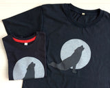 Parent, Baby and Child Wolf T-Shirt Set