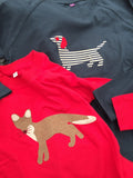 Fox - Long Sleeved T-shirt - Red