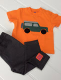 Baby jeep T-shirt - Orange