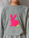 Rabbit - Long Sleeved T-shirt - Grey