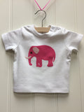 Baby Elephant T-shirt - White