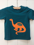 Baby Dinosaur T-shirt - Teal