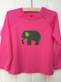 Elephant Long Sleeved T-shirt - Pink