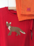 Fox - Long Sleeved T-shirt - Red