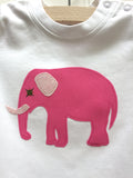 Baby Elephant T-shirt - White