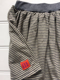 Grey Striped Skirt