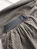 Grey Striped Skirt