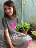 Kids Rabbit T-shirt - Grey