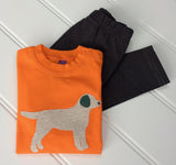 Baby Labrador – Long Sleeved T-shirt - Orange