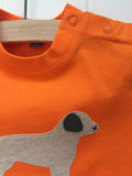 Baby Labrador T-shirt - Orange