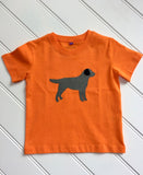 Isabee Baby Labrador t-shirt (Orange) - 100% organic cotton