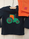 Baby Tractor - Long Sleeved T-shirt - Blue