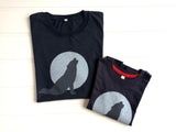 Parent, Baby and Child Wolf T-Shirt Set
