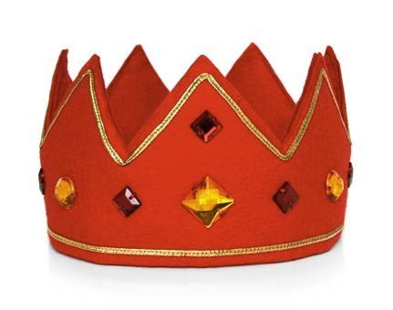 King & Queen Crown - Red