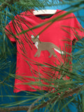 Fox T-shirt - red