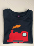 Train  - Long Sleeved T-shirt - Blue